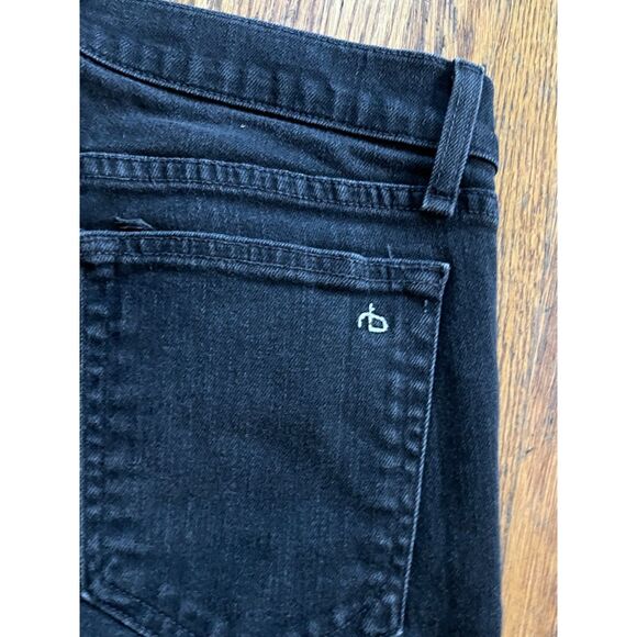 Rag & Bone New York Black Standard Issue Fit 2 Slim Leg Jeans Pants Mens Size 30 - Picture 5 of 9
